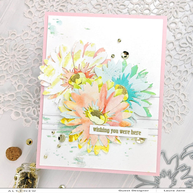 Part A-Glitz Art Craft Co.,LTD Dies Craft-A-Flower: Daisy Layering Die Set