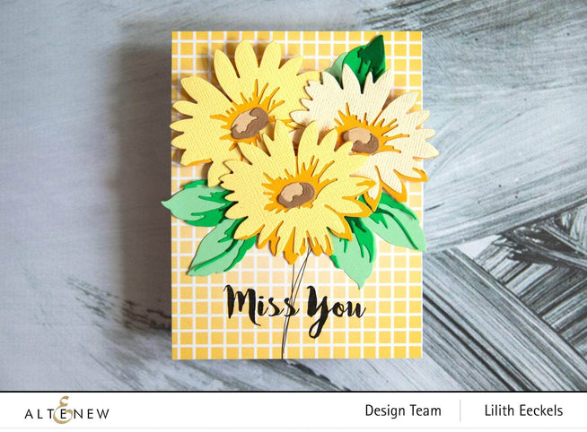 Part A-Glitz Art Craft Co.,LTD Dies Craft-A-Flower: Daisy Layering Die Set
