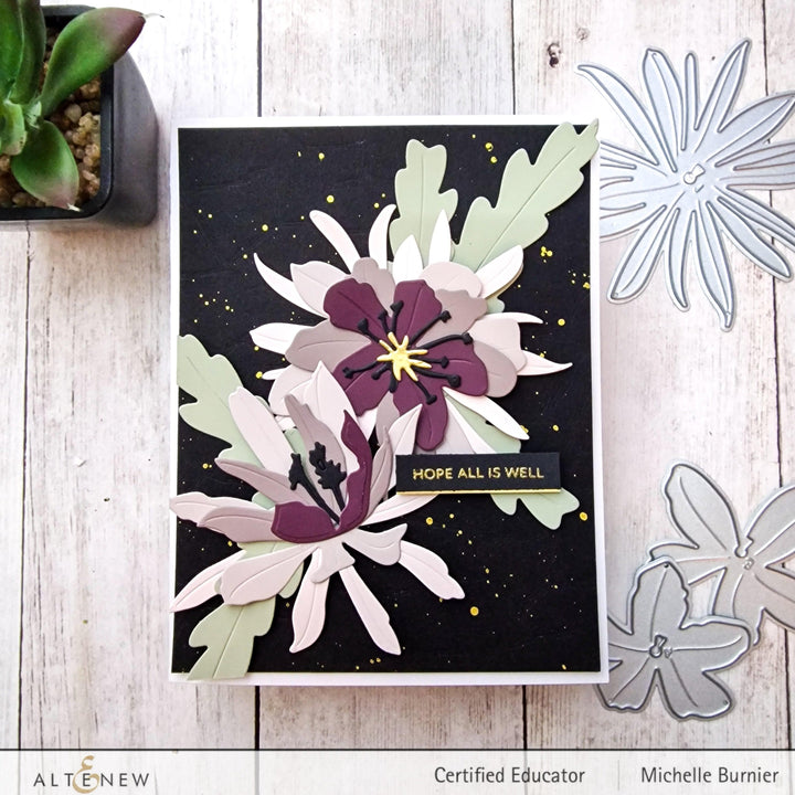 Part A-Glitz Art Craft Co.,LTD Dies Craft-A-Flower: Epiphyllum Layering Die Set