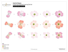 Part A-Glitz Art Craft Co.,LTD Dies Craft-A-Flower: Flowering Dogwood Layering Die Set