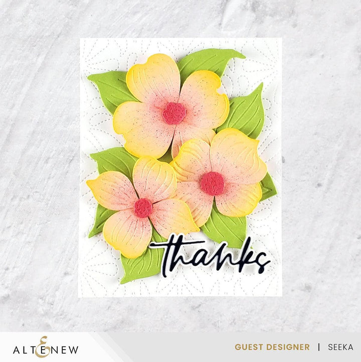 Part A-Glitz Art Craft Co.,LTD Dies Craft-A-Flower: Flowering Dogwood Layering Die Set