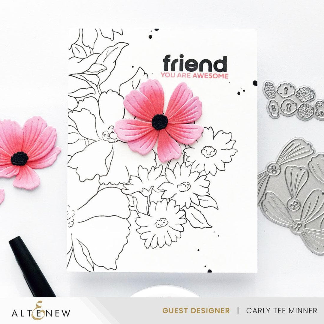 Craft-A-Flower: Garden Cosmos Layering Die Set