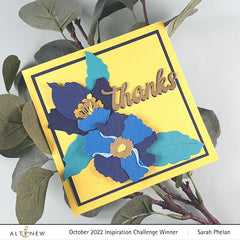 Part A-Glitz Art Craft Co.,LTD Dies Craft-A-Flower: Himalayan Blue Poppy Layering Die Set