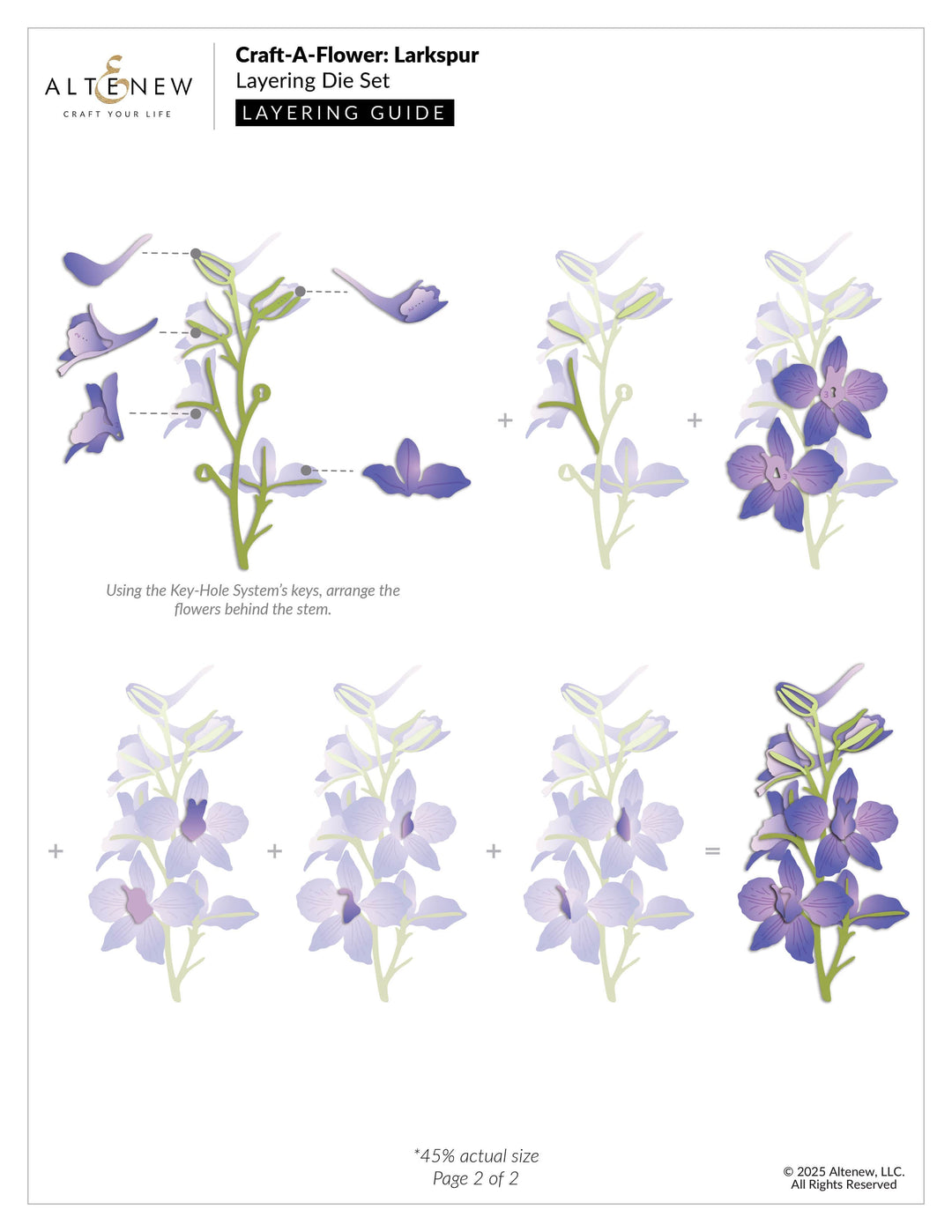 Craft-A-Flower: Larkspur Layering Die Set