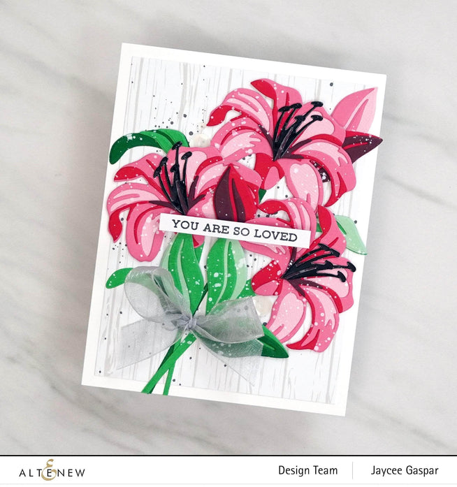 Part A-Glitz Art Craft Co.,LTD Dies Craft-A-Flower: Lily Layering Die Set