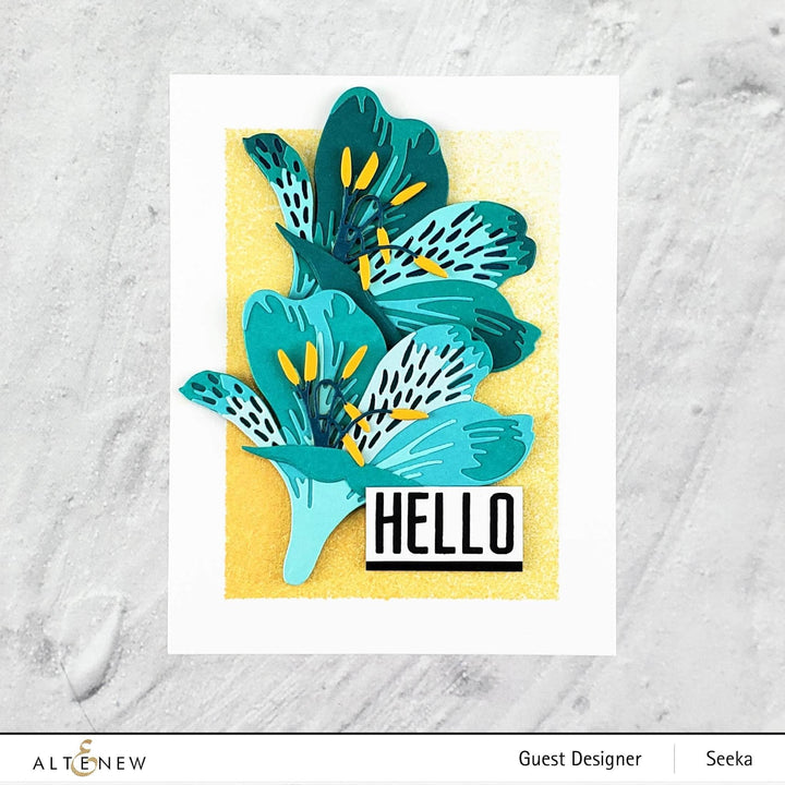 Part A-Glitz Art Craft Co.,LTD Dies Craft-A-Flower: Peruvian Lily Layering Die Set