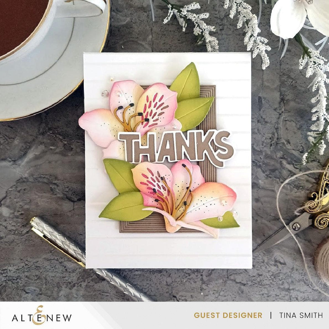 Part A-Glitz Art Craft Co.,LTD Dies Craft-A-Flower: Rhododendron Layering Die Set