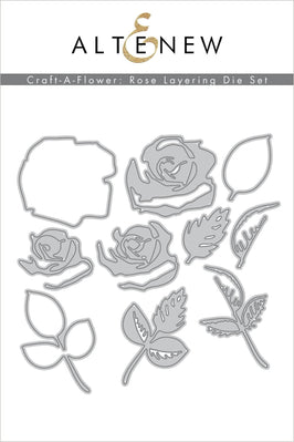 Part A-Glitz Art Craft Co.,LTD Dies Craft-A-Flower: Rose Layering Die Set