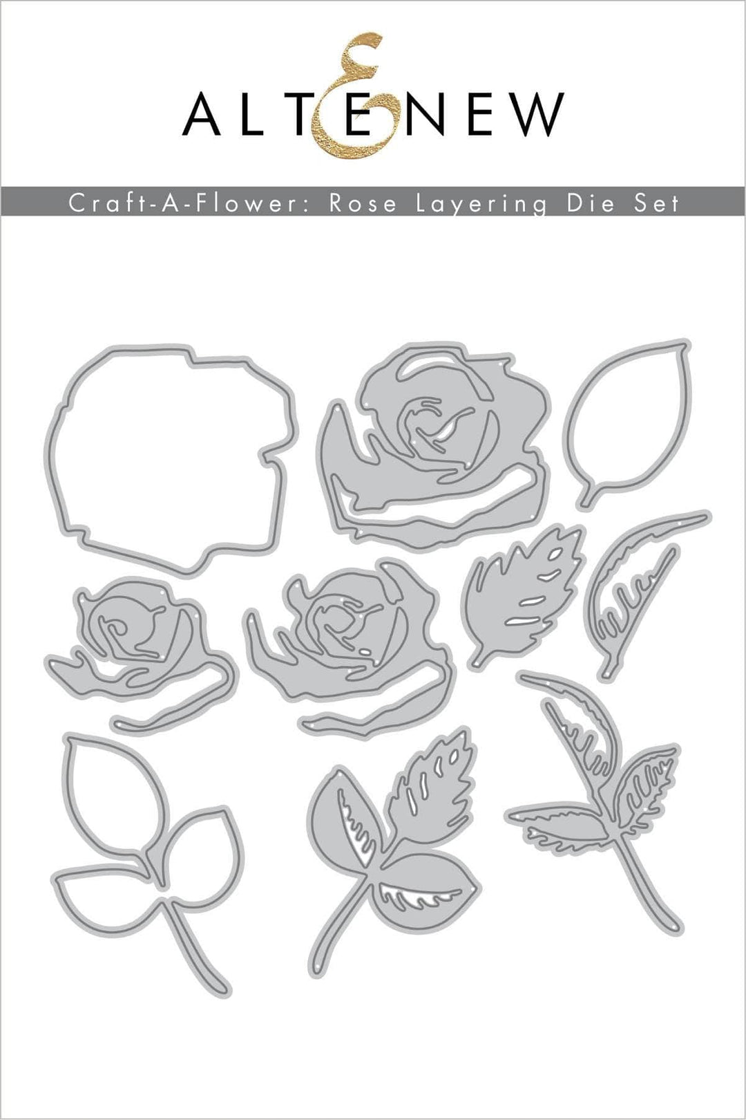 Part A-Glitz Art Craft Co.,LTD Dies Craft-A-Flower: Rose Layering Die Set