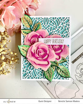 Part A-Glitz Art Craft Co.,LTD Dies Craft-A-Flower: Rose Layering Die Set