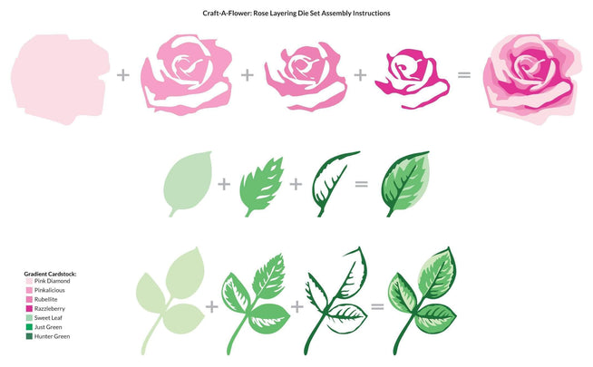 Part A-Glitz Art Craft Co.,LTD Dies Craft-A-Flower: Rose Layering Die Set