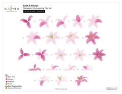 Part A-Glitz Art Craft Co.,LTD Dies Craft-A-Flower: Stargazer Lily Layering Die Set