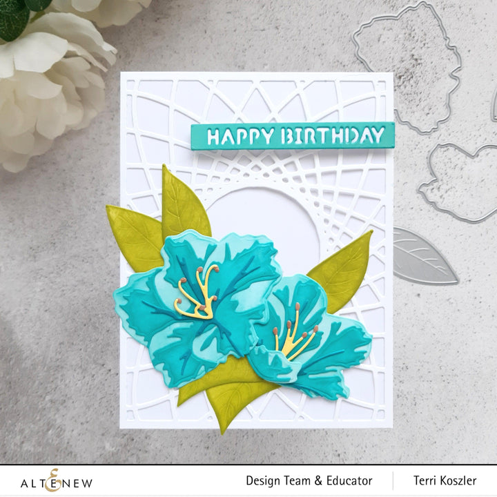 Part A-Glitz Art Craft Co.,LTD Dies Craft-A-Flower: Sunburst Azalea Layering Die Set