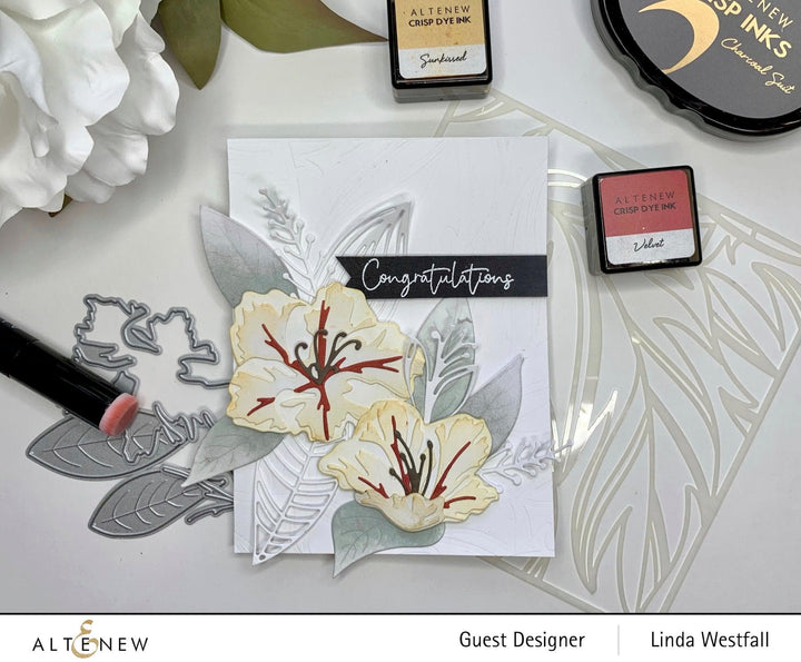 Part A-Glitz Art Craft Co.,LTD Dies Craft-A-Flower: Sunburst Azalea Layering Die Set