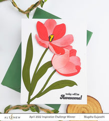 Part A-Glitz Art Craft Co.,LTD Dies Craft-A-Flower: Tulip Full Bloom Layering Die Set