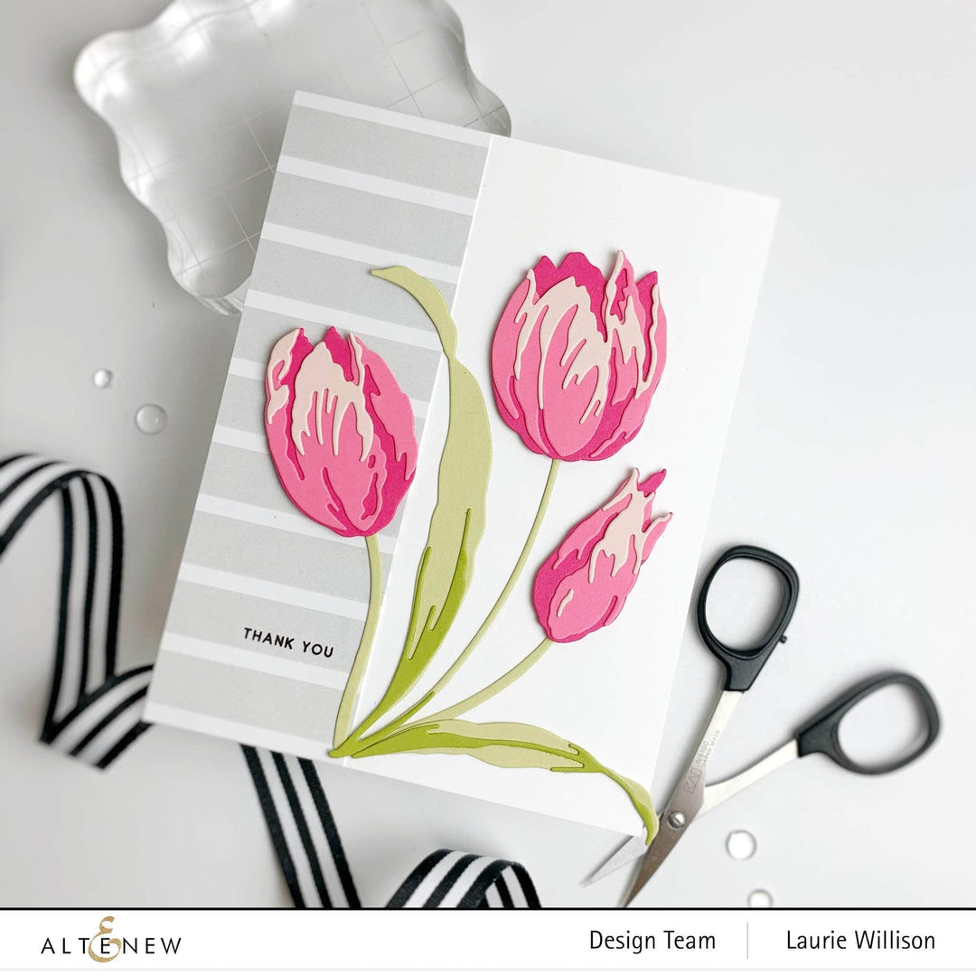 Part A-Glitz Art Craft Co.,LTD Dies Craft-A-Flower: Tulip Layering Die Set