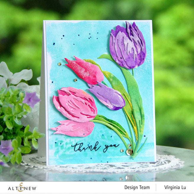 Part A-Glitz Art Craft Co.,LTD Dies Craft-A-Flower: Tulip Layering Die Set