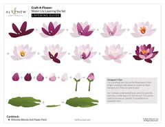 Part A-Glitz Art Craft Co.,LTD Dies Craft-A-Flower: Water Lily Layering Die Set