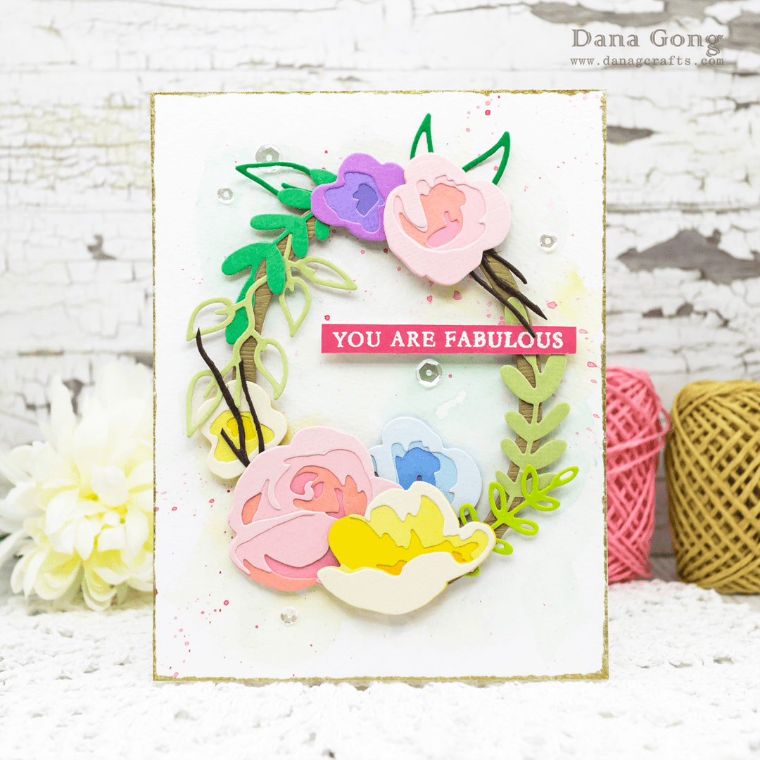 Part A-Glitz Art Craft Co.,LTD Dies Create-A-Wreath Die Set