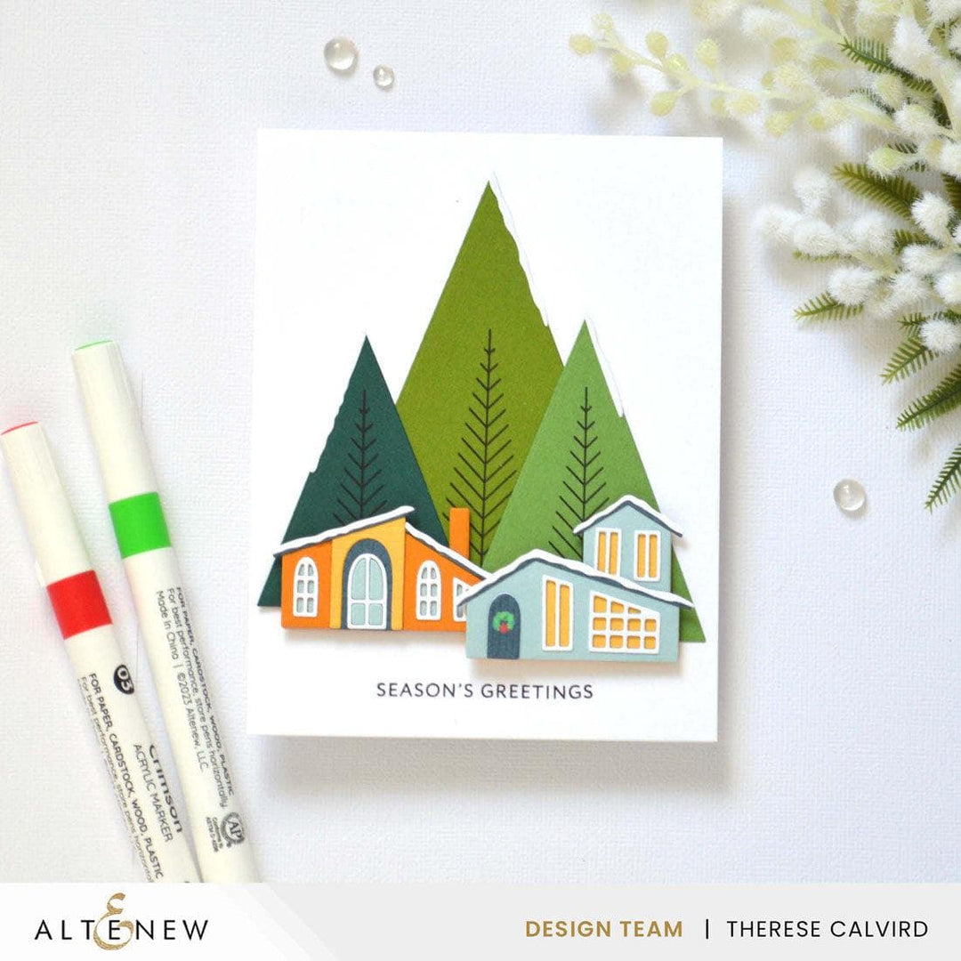 Creative Cuts: Cozy Homes Layering Die Set
