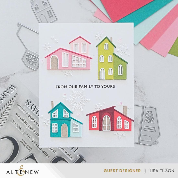 Creative Cuts: Cozy Homes Layering Die Set