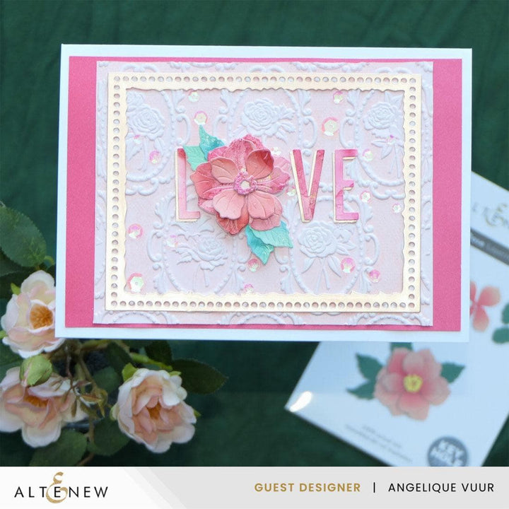 Cute Open Rose Layering Die Set