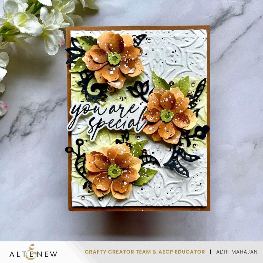Cute Open Rose Layering Die Set