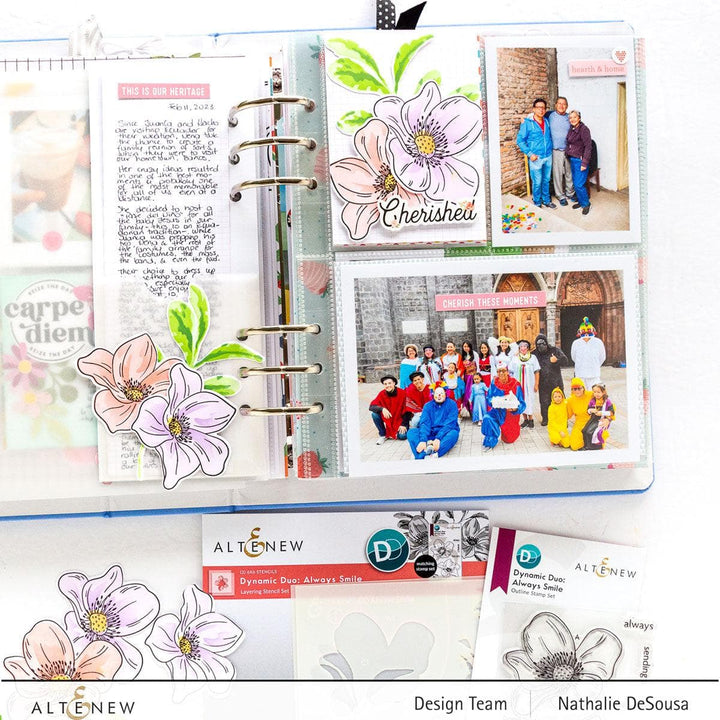 Part A-Glitz Art Craft Co.,LTD Dies Dynamic Duo: Always Smile Add-on Die Set