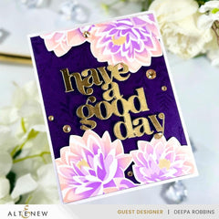 Dynamic Duo: Modern Dahlia Add-On Die Set