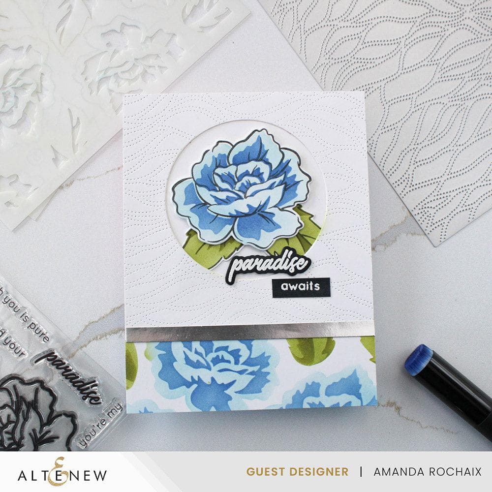 Part A-Glitz Art Craft Co.,LTD Dies Dynamic Duo: Paradise Flowers Add-On Die Set