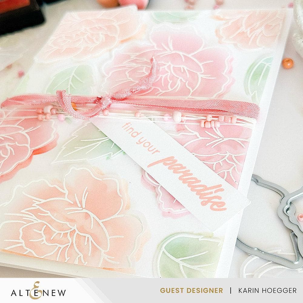Part A-Glitz Art Craft Co.,LTD Dies Dynamic Duo: Paradise Flowers Add-On Die Set