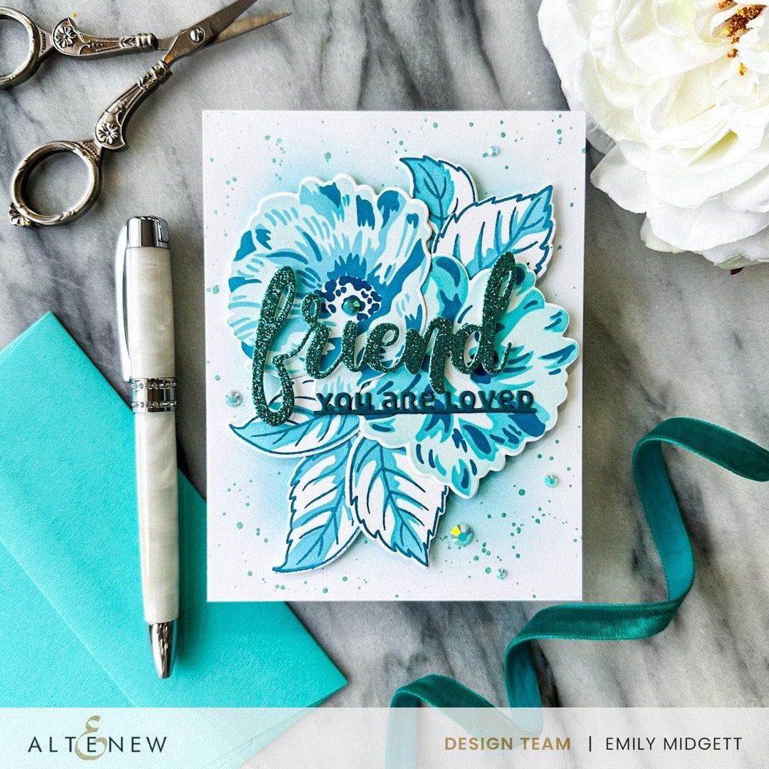 Dynamic Duo: Watercolor Dreams Add-on Die Set