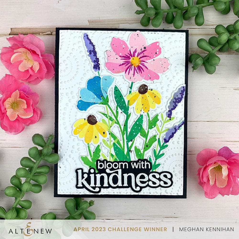 Part A-Glitz Art Craft Co.,LTD Dies Dynamic Duo: Wildflower Bouquet Add-On Die Set