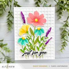 Part A-Glitz Art Craft Co.,LTD Dies Dynamic Duo: Wildflower Bouquet Add-On Die Set