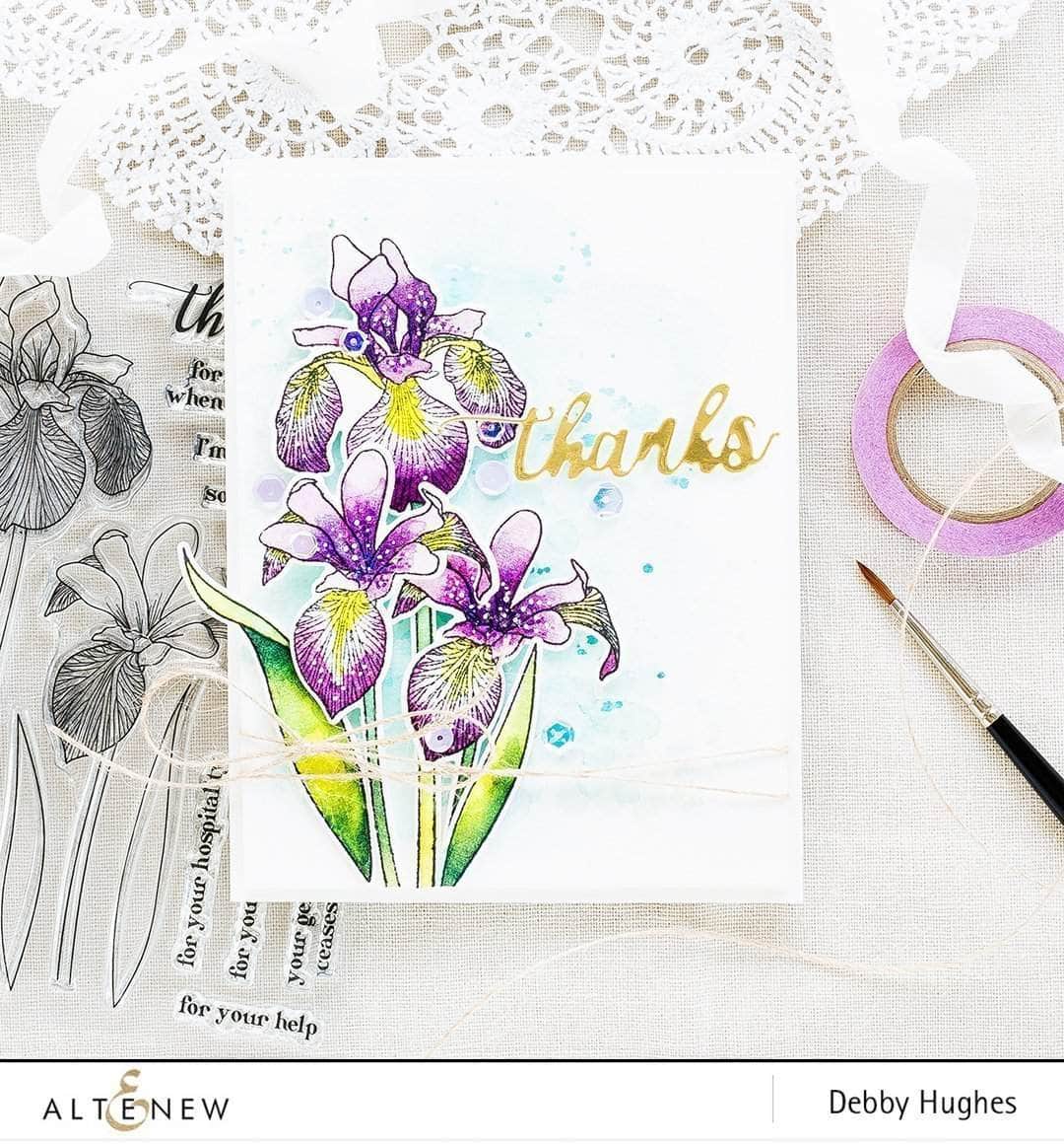 Part A-Glitz Art Craft Co.,LTD Dies Enchanted Iris Die Set
