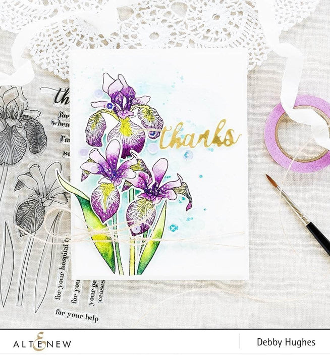Part A-Glitz Art Craft Co.,LTD Dies Enchanted Iris Die Set