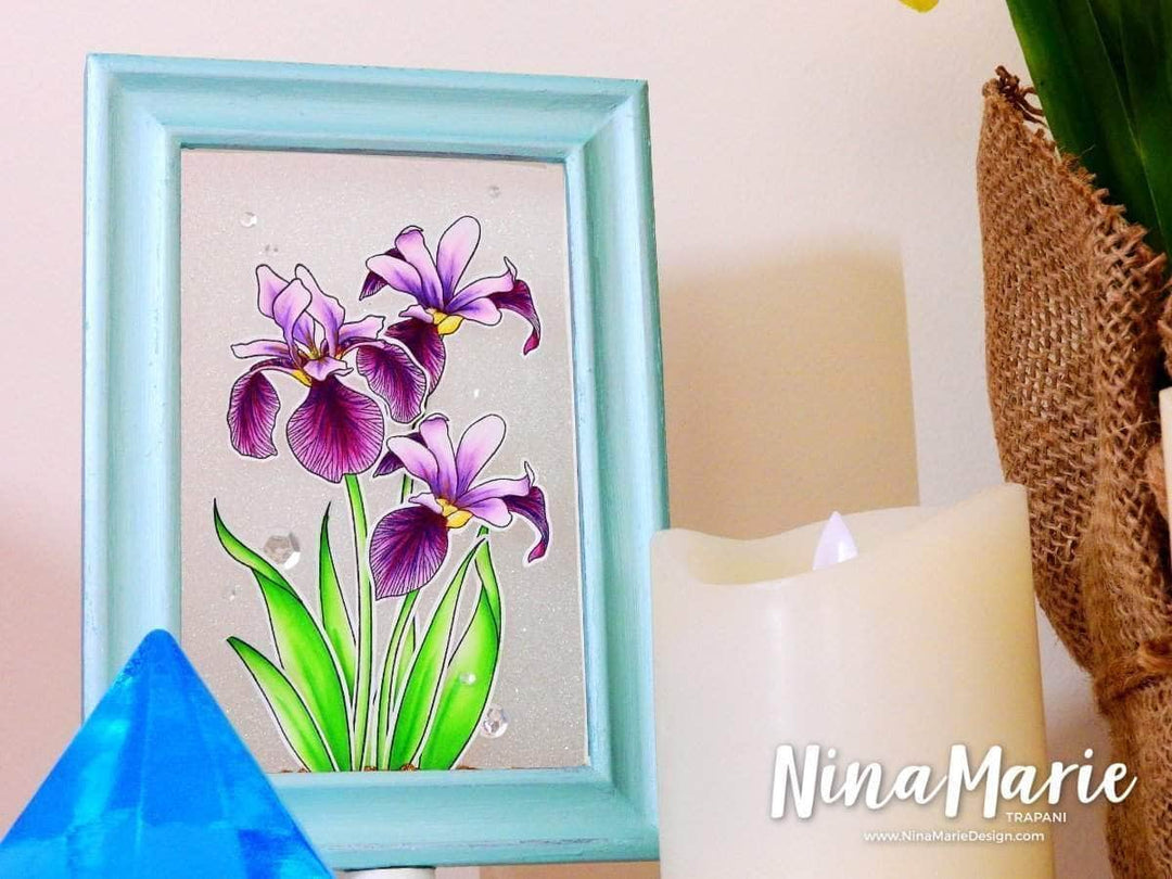 Part A-Glitz Art Craft Co.,LTD Dies Enchanted Iris Die Set