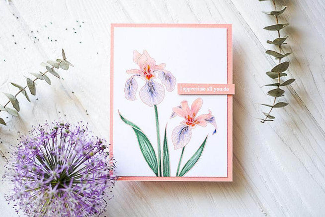 Part A-Glitz Art Craft Co.,LTD Dies Enchanted Iris Die Set