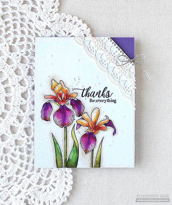Part A-Glitz Art Craft Co.,LTD Dies Enchanted Iris Die Set