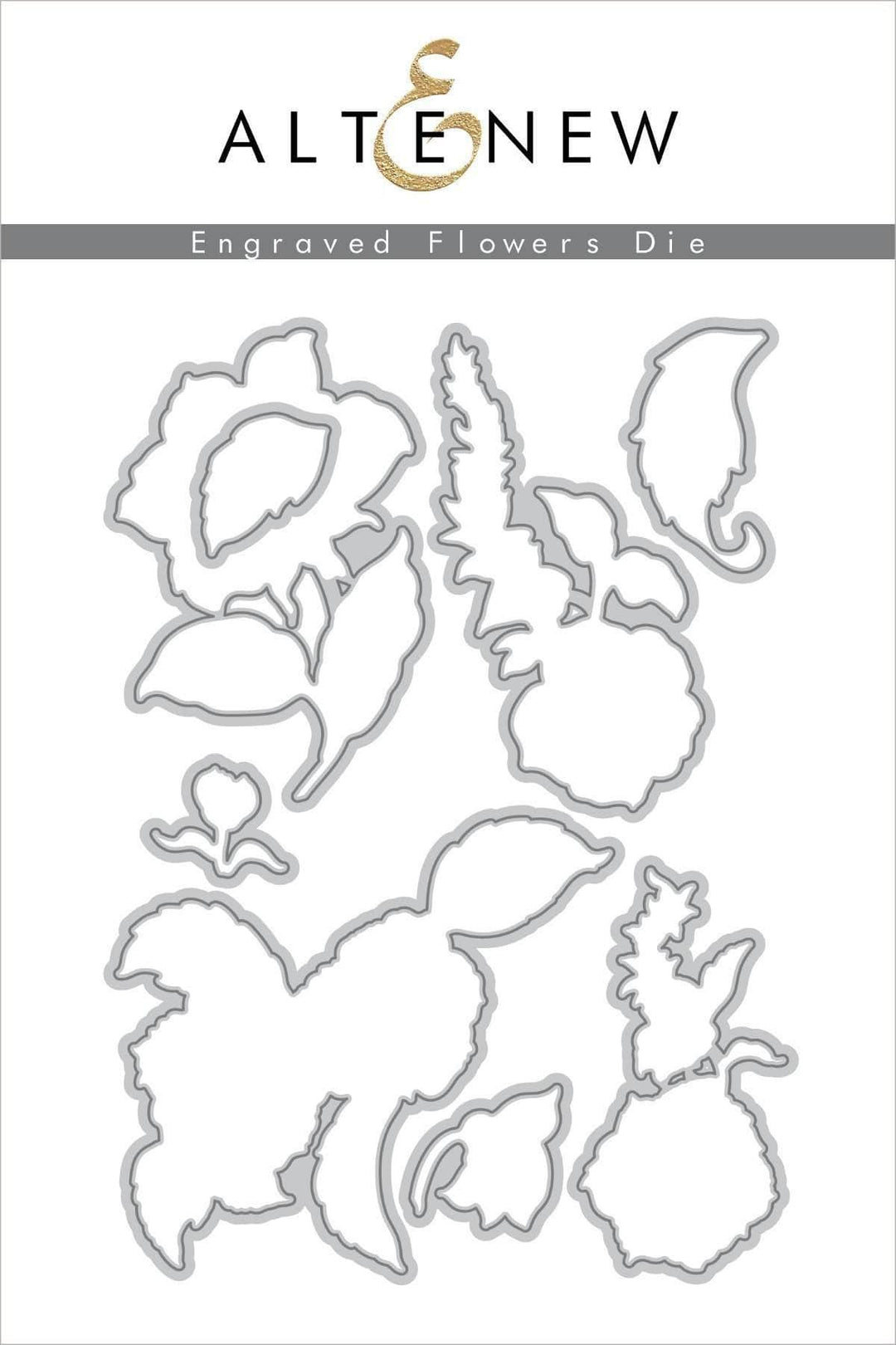 Part A-Glitz Art Craft Co.,LTD Dies Engraved Flowers Die Set