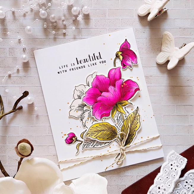 Part A-Glitz Art Craft Co.,LTD Dies Engraved Flowers Die Set