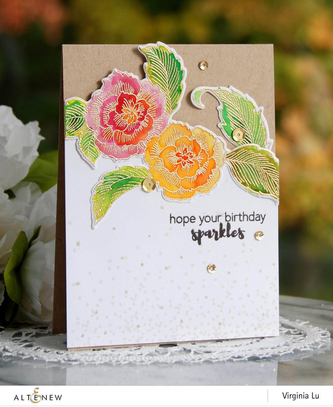 Part A-Glitz Art Craft Co.,LTD Dies Engraved Flowers Die Set