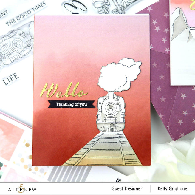 Part A-Glitz Art Craft Co.,LTD Dies Enjoy Your Journey Die Set