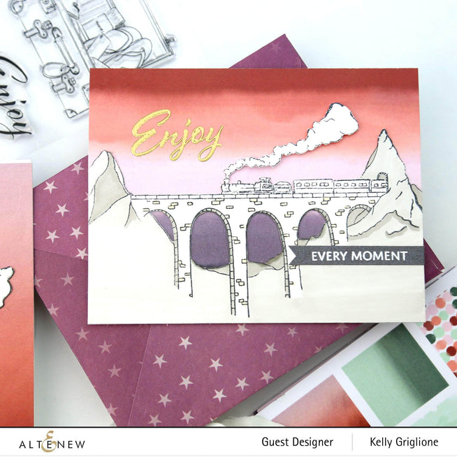 Part A-Glitz Art Craft Co.,LTD Dies Enjoy Your Journey Die Set