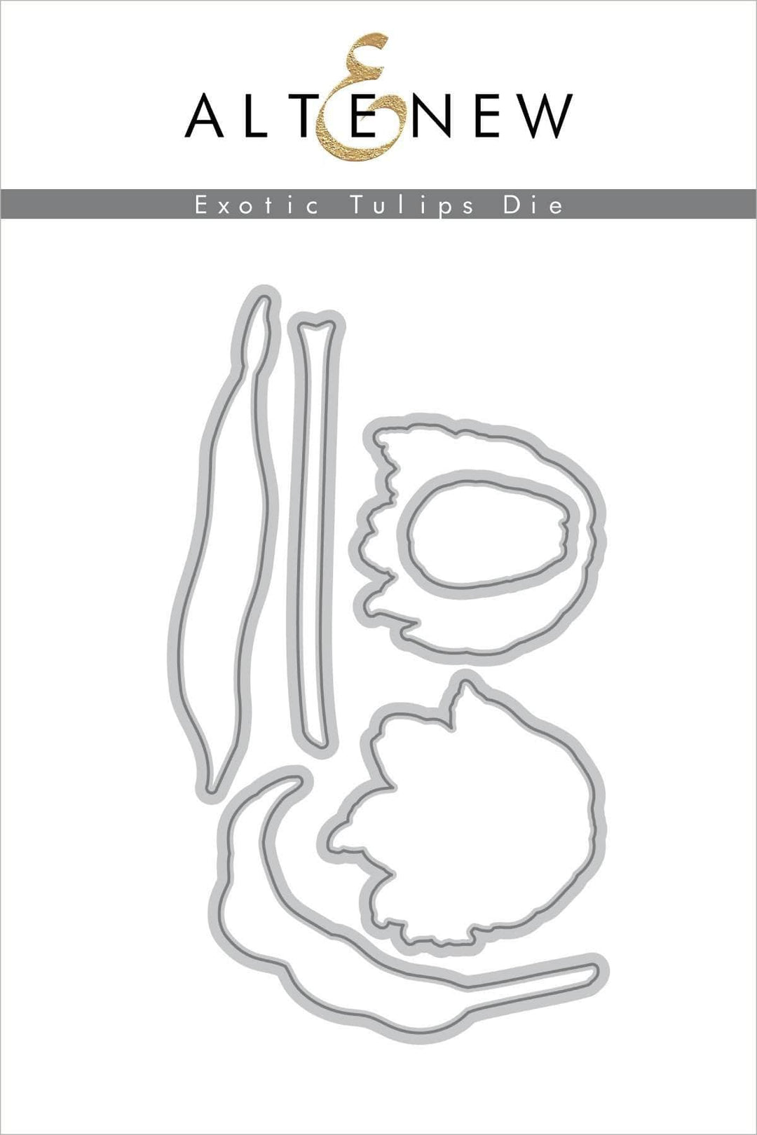 Part A-Glitz Art Craft Co.,LTD Dies Exotic Tulips Die Set
