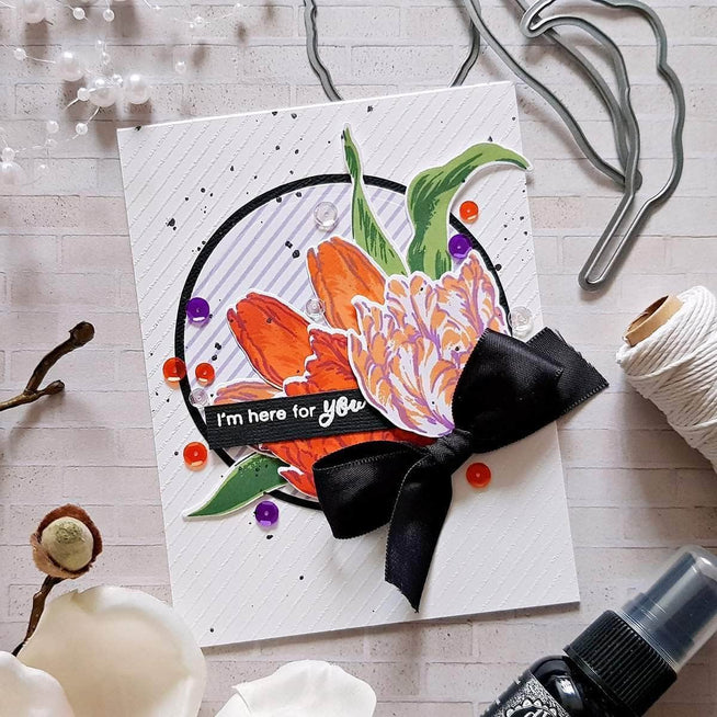 Part A-Glitz Art Craft Co.,LTD Dies Exotic Tulips Die Set