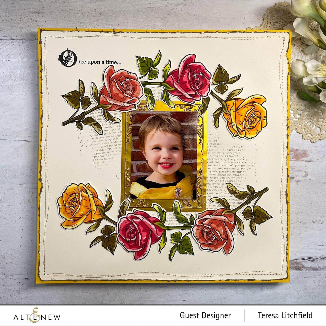 Part A-Glitz Art Craft Co.,LTD Dies Fairy Tale Rose Die Set
