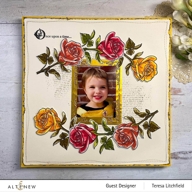 Part A-Glitz Art Craft Co.,LTD Dies Fairy Tale Rose Die Set
