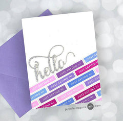 Part A-Glitz Art Craft Co.,LTD Dies Fancy Hello Die
