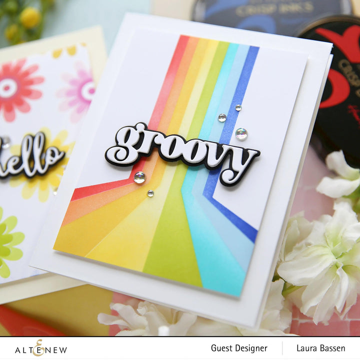 Part A-Glitz Art Craft Co.,LTD Dies Far Out Phrases Die Set
